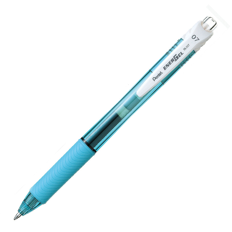 Thumbnail: Energel-X Liquid Gel Pen 0.7mm Coloured Barrel Black Ink (BL107)
