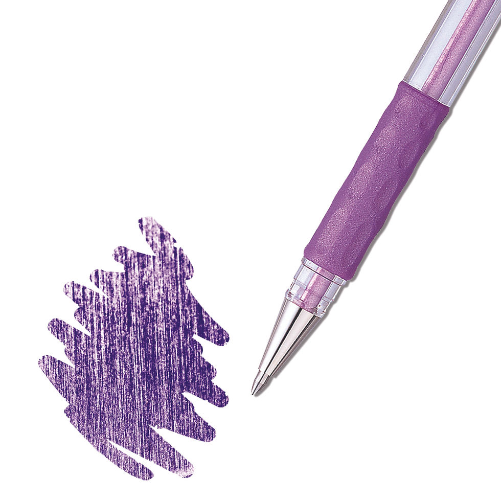 Thumbnail: Hybrid Gel Grip Metallic Gel Pen 0.8mm (K118M)