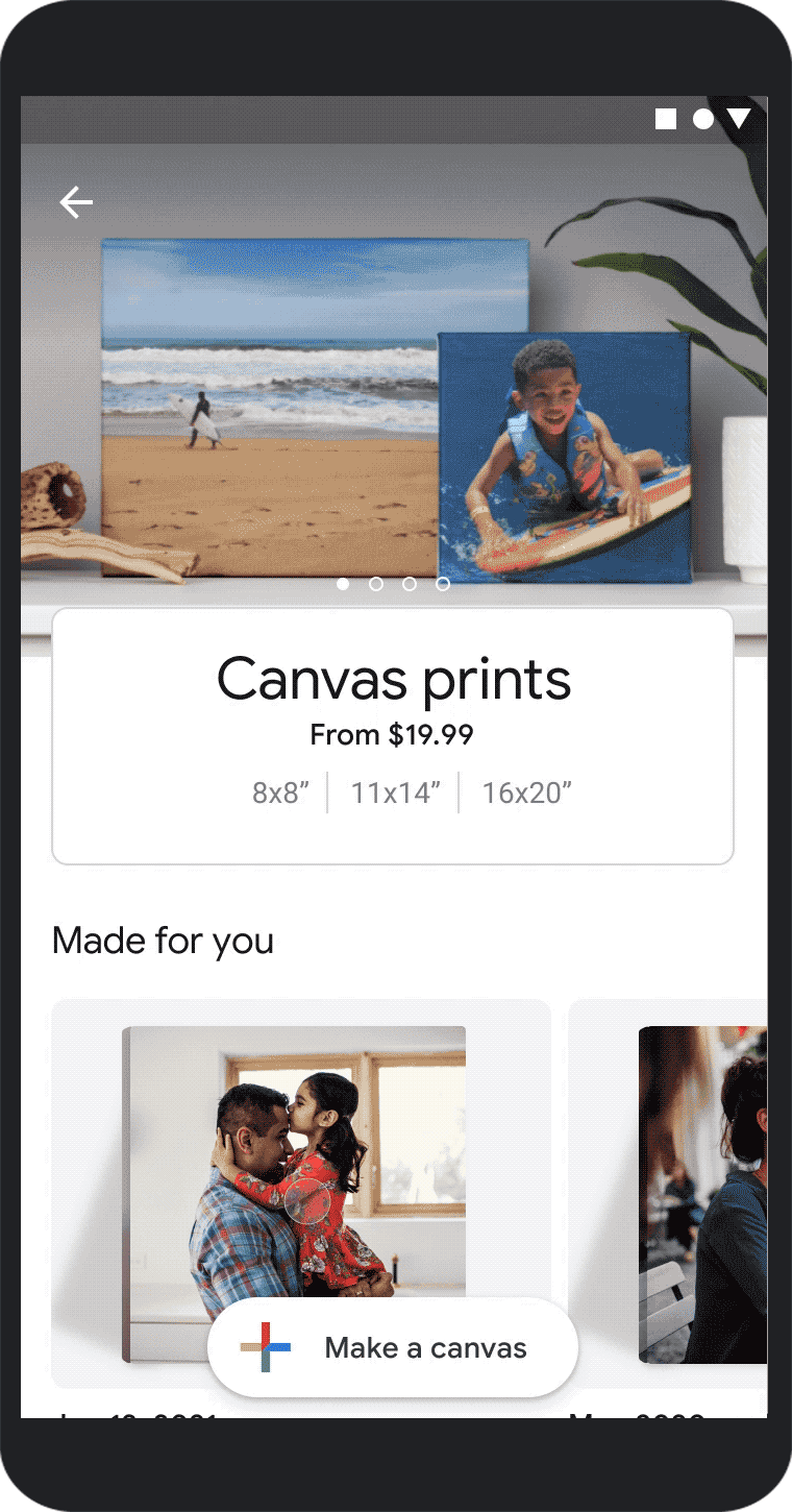 Google Photos adds new delivery options and larger print sizes