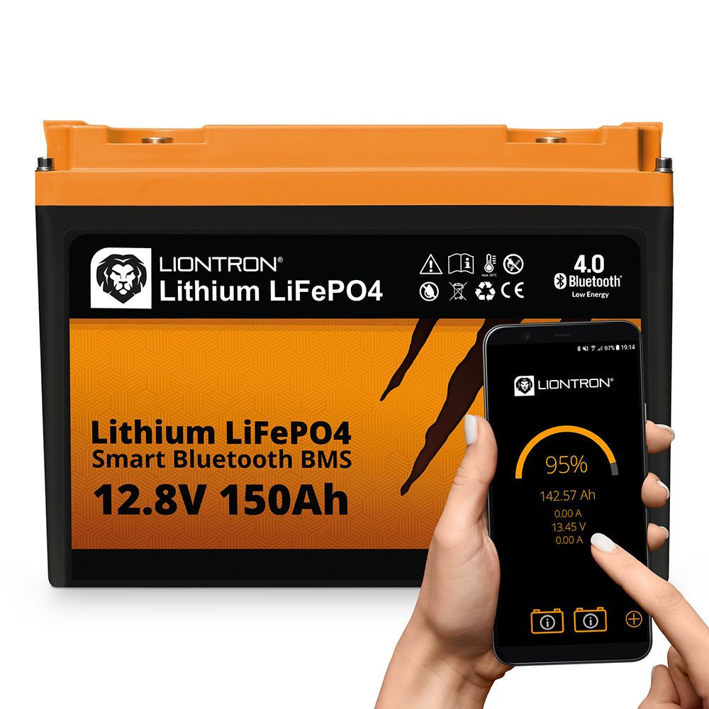 LIONTRON LiFePO4 12,8V 150Ah LX Smart BMS mit Bluetooth