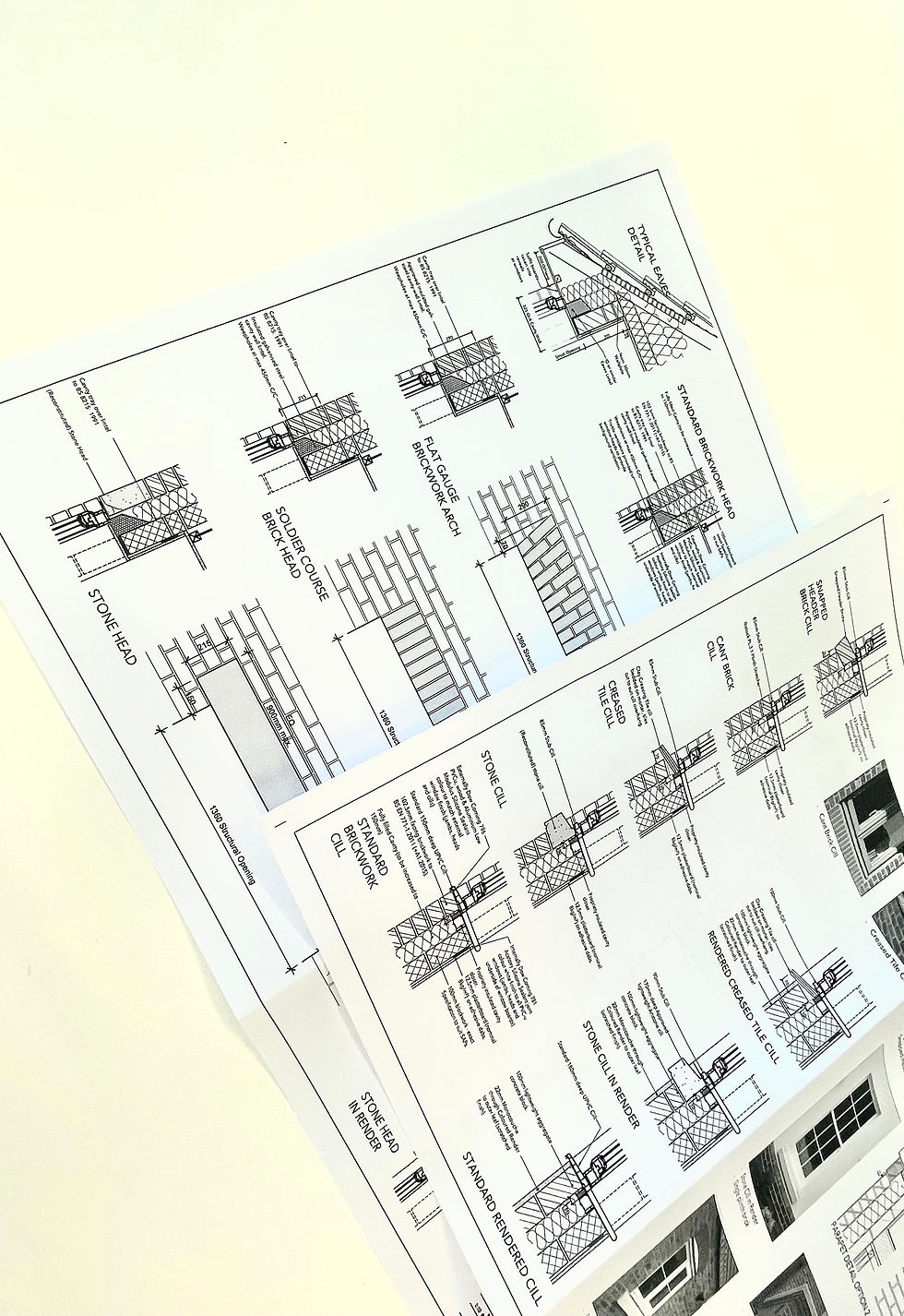 Detailed Cavity, Architectural Technical Drawing