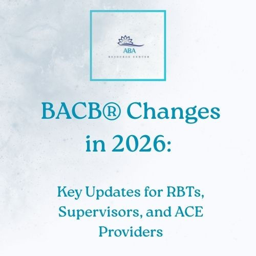 2026 bacb updates
