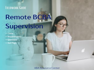 text title remote remote bcba supervision with lady on computer