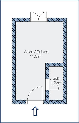 Plan de l'appartement - Berzélius