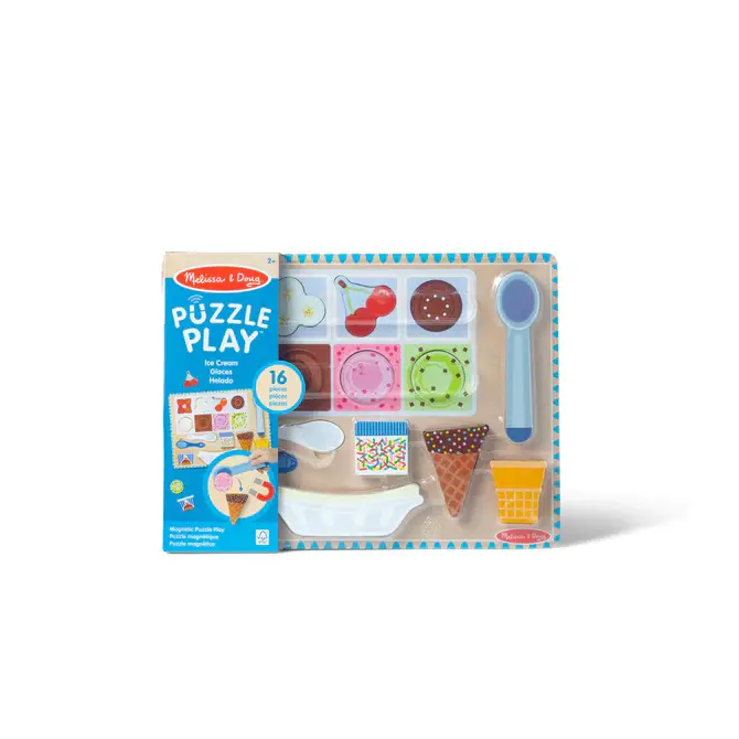 Thumbnail: Wooden Magnetic Ice Cream Puzzle and Play Set 