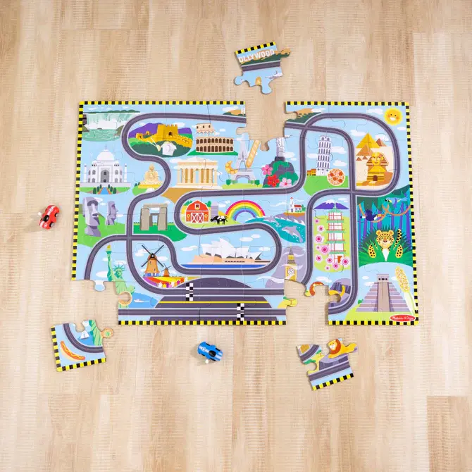Race Track Floor Puzzle 