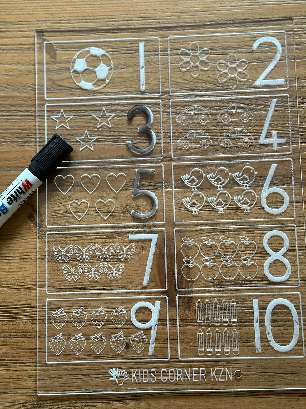 Thumbnail: Count and Trace Perspex Board 