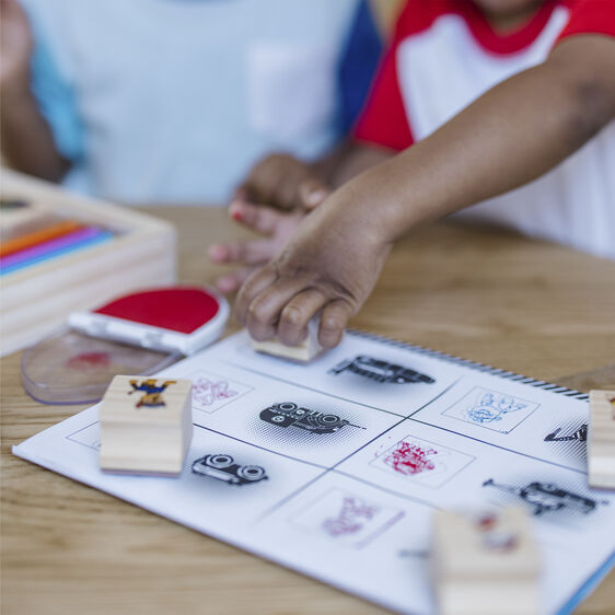 Thumbnail: Paw Patrol Wooden Stamps Activity Set