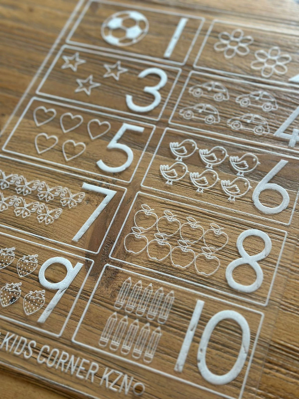 Thumbnail: Count and Trace Perspex Board 