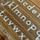 Thumbnail: Alphabet Perspex Board - Lowercase Ball and Stick 