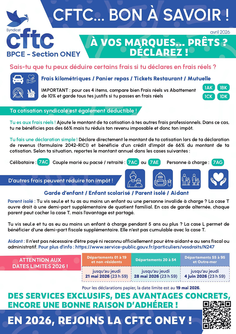 Déductions fiscales