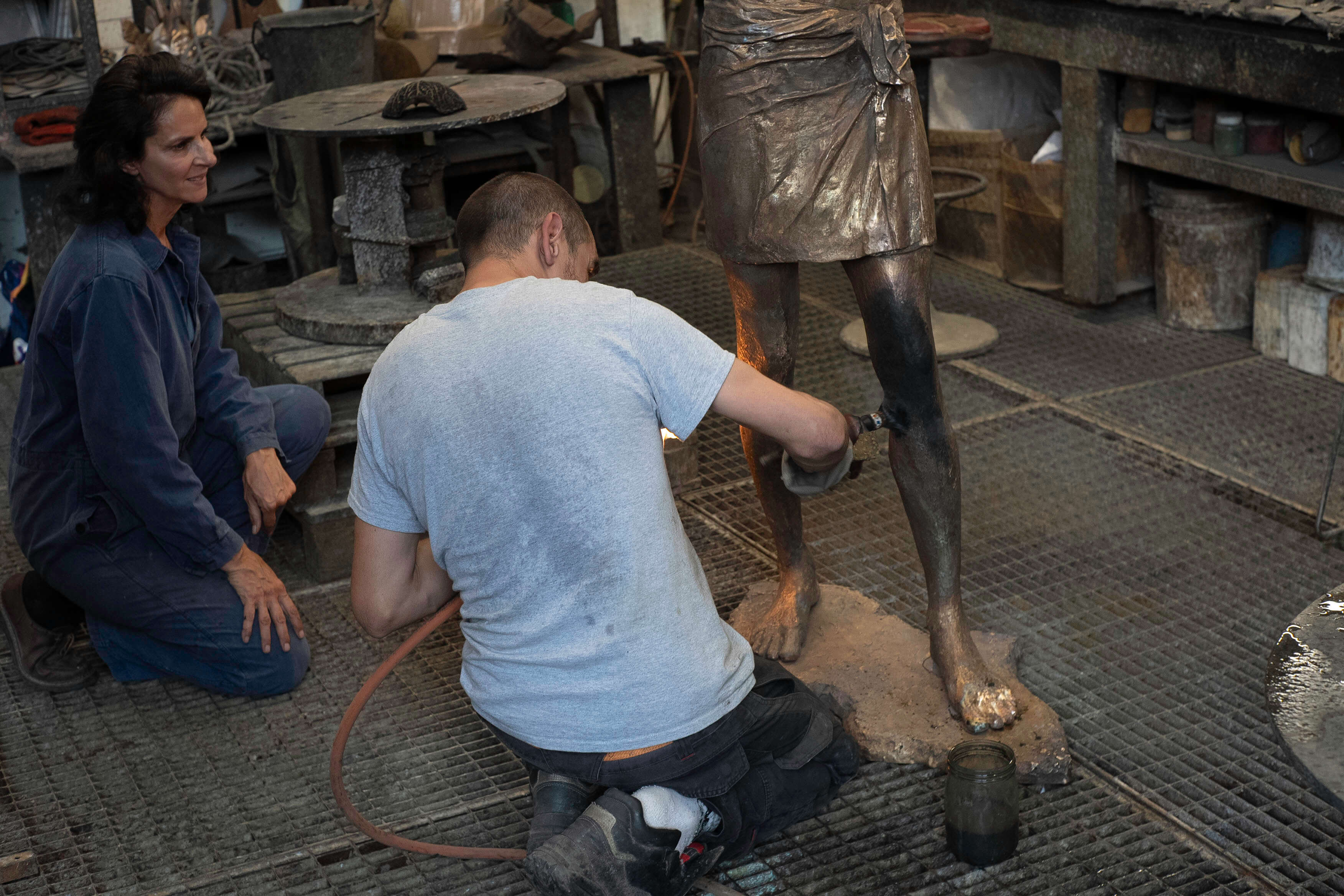 Process de création Marine de Soos : étape 6 patine