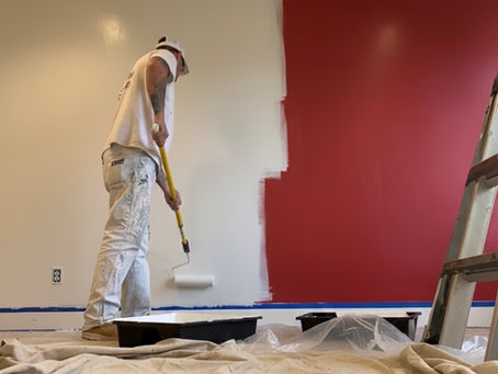 What Primer & Paint Do We Recommend to Go From Red Walls to White Walls?