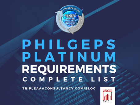 PhilGEPS Platinum Requirements - Complete List