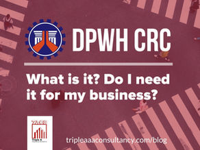 DPWH CRC: What is it? Do I need it for my business?