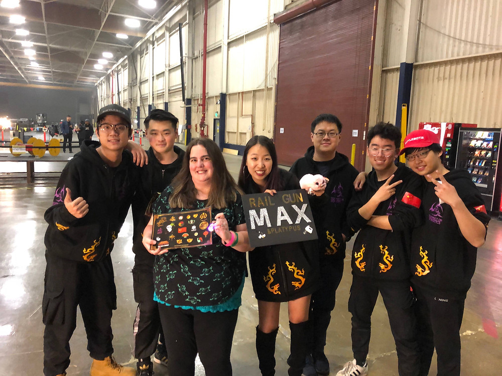 Mary meets BattleBots team Railgun Max
