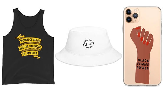 An image of 3 products from the A Tribe Called Queer store
