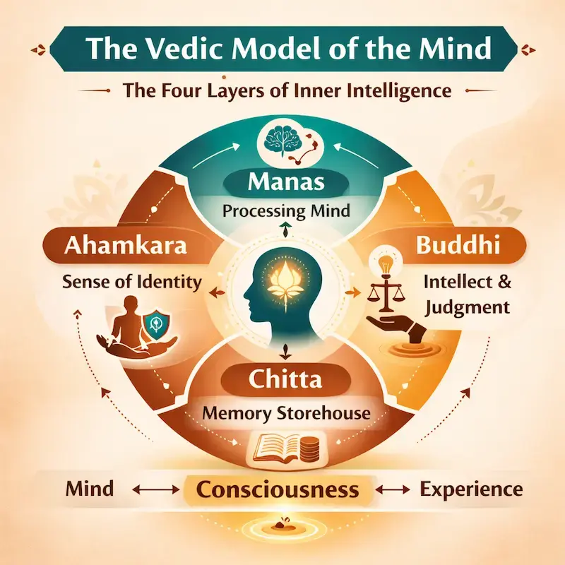 The vedic Model of Mind