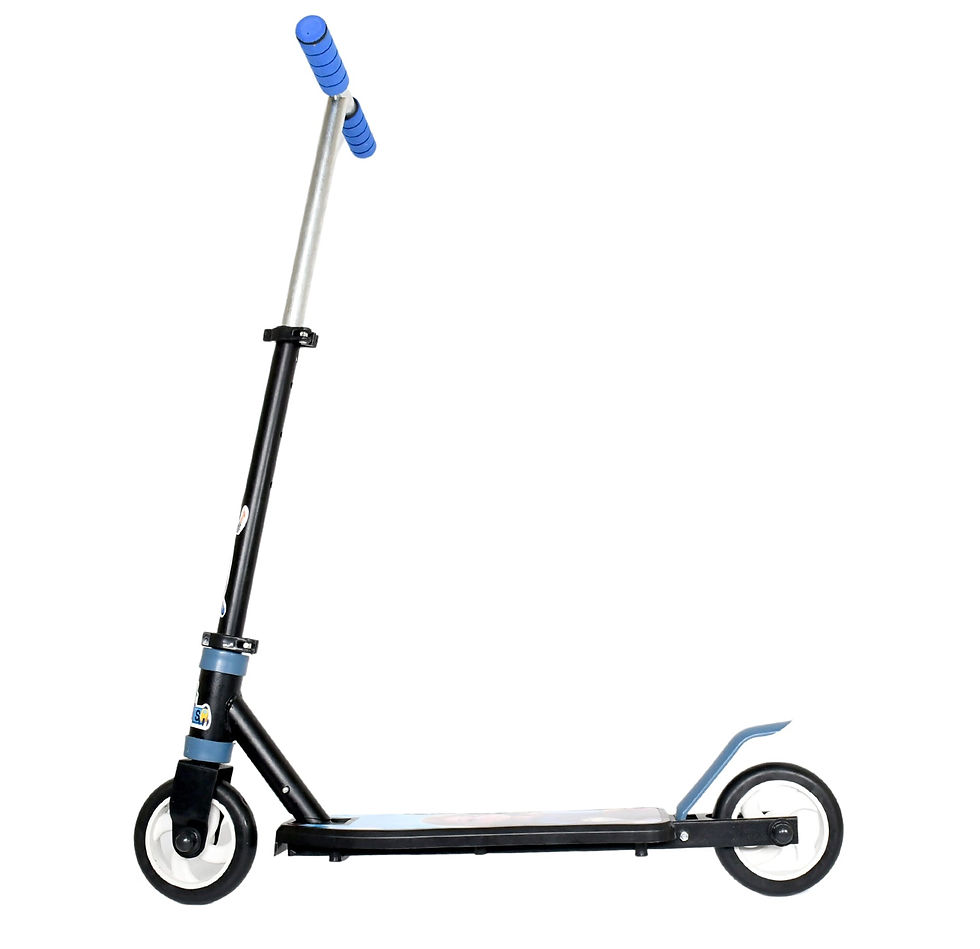 Thumbnail: Basic Kids Ride-On Leg Push Scooter with Height Adjustment (4-8 Years)