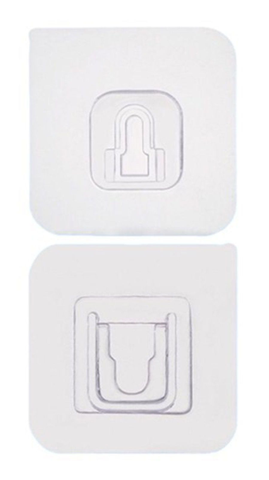 Thumbnail: Magic Adhesive Plastic Wall Hooks Heavy Duty Hooks (Pack of 20)