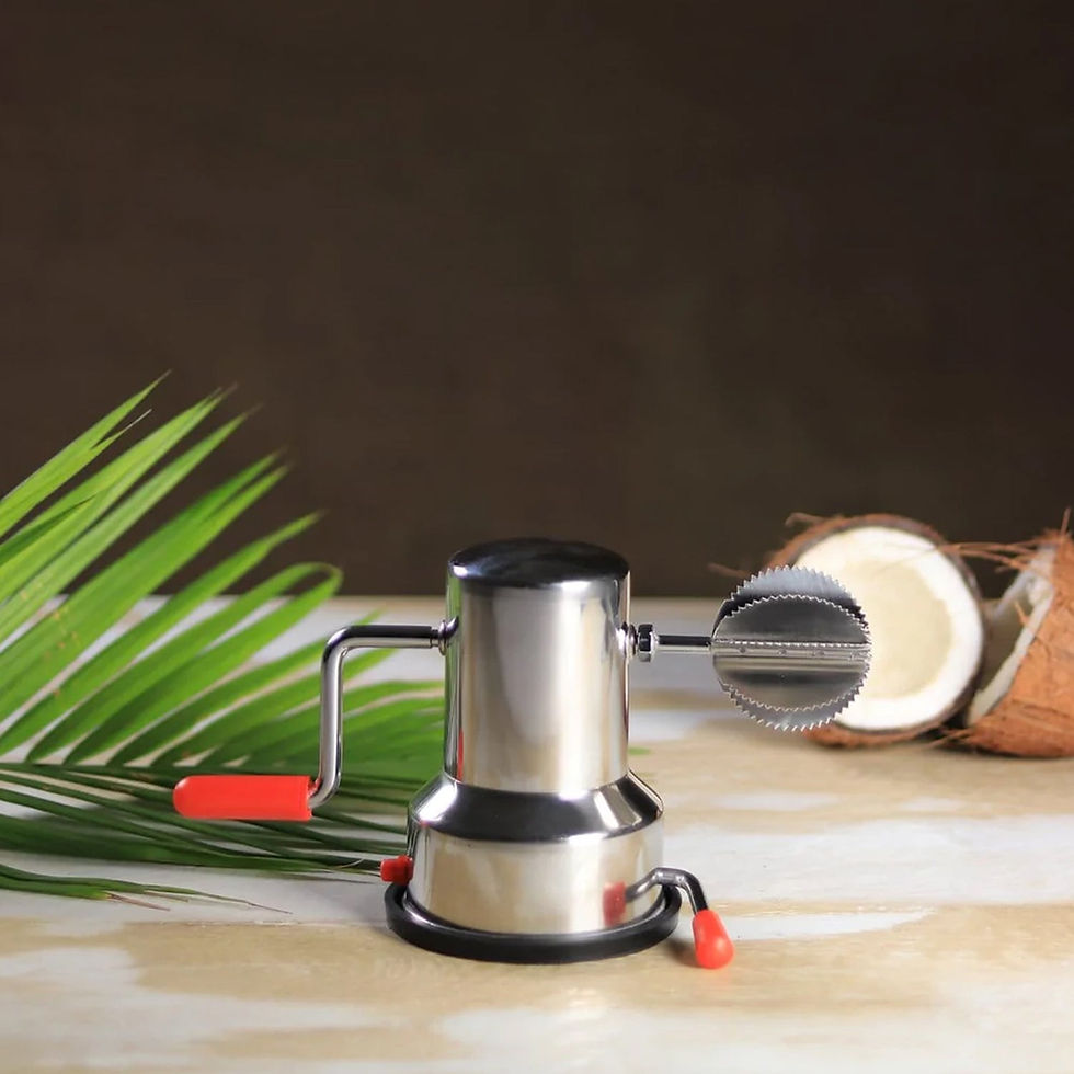 Thumbnail: Coconut scrapers Machine Manual Steel For Home & Kitchen Use