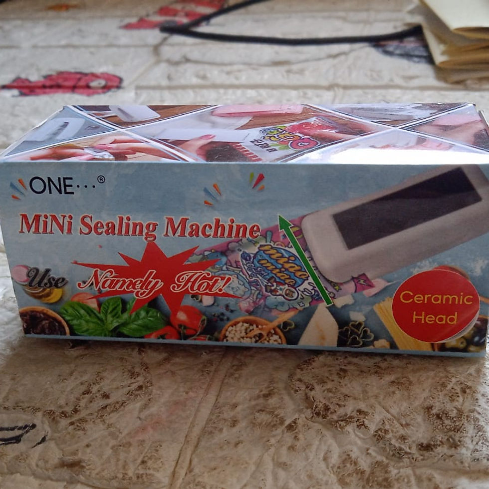 Thumbnail: Portable Mini Sealing Machine - Handheld Heat Sealer for Plastic Bags (1Pc)