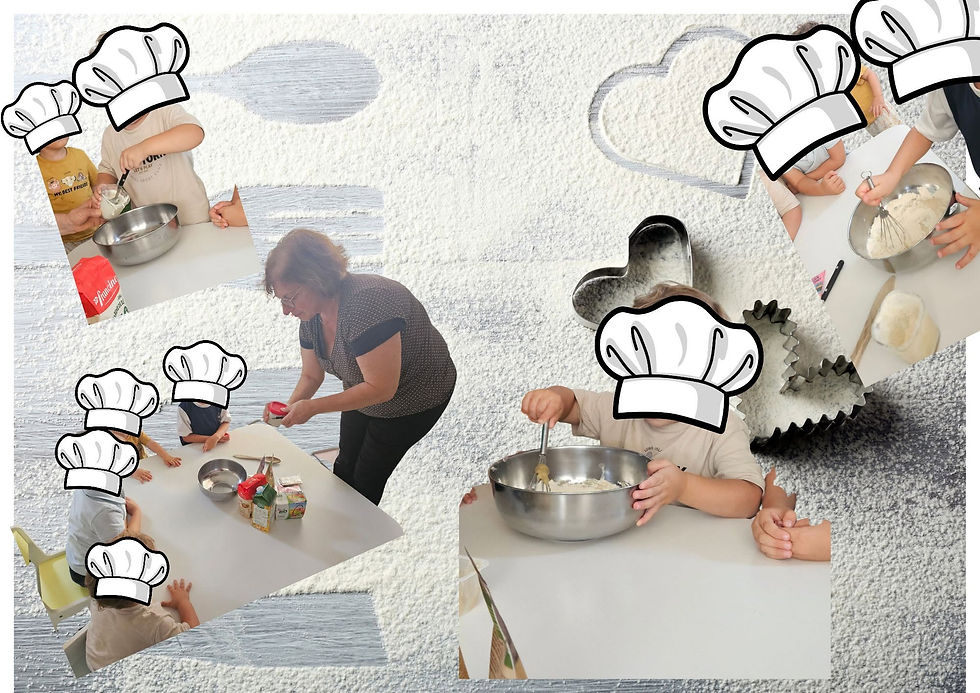Atelier pâtisserie à la MAM Les Petits Soleils