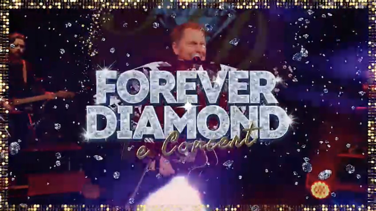 Gary Benjafield as Neil Diamond in the Forever Diamond concert poster.