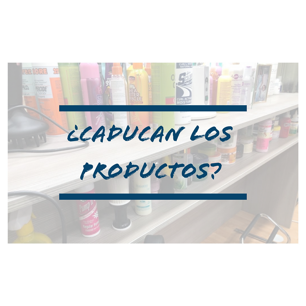 ¿Caducan los productos para el cuidado del cabello?