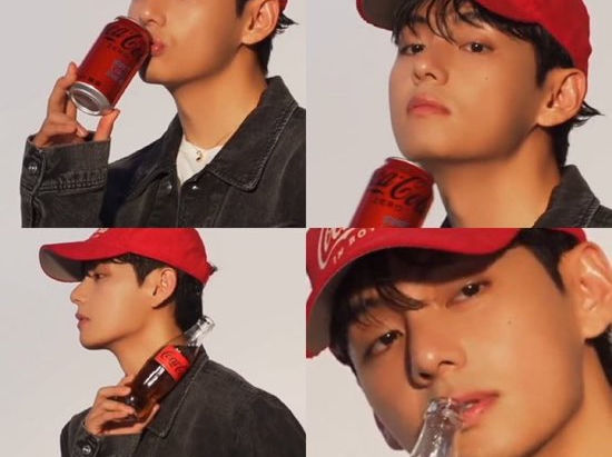 BTS's V succeeds NewJeans as the model for 'Coca-Cola' and 'Coca-Cola Zero'