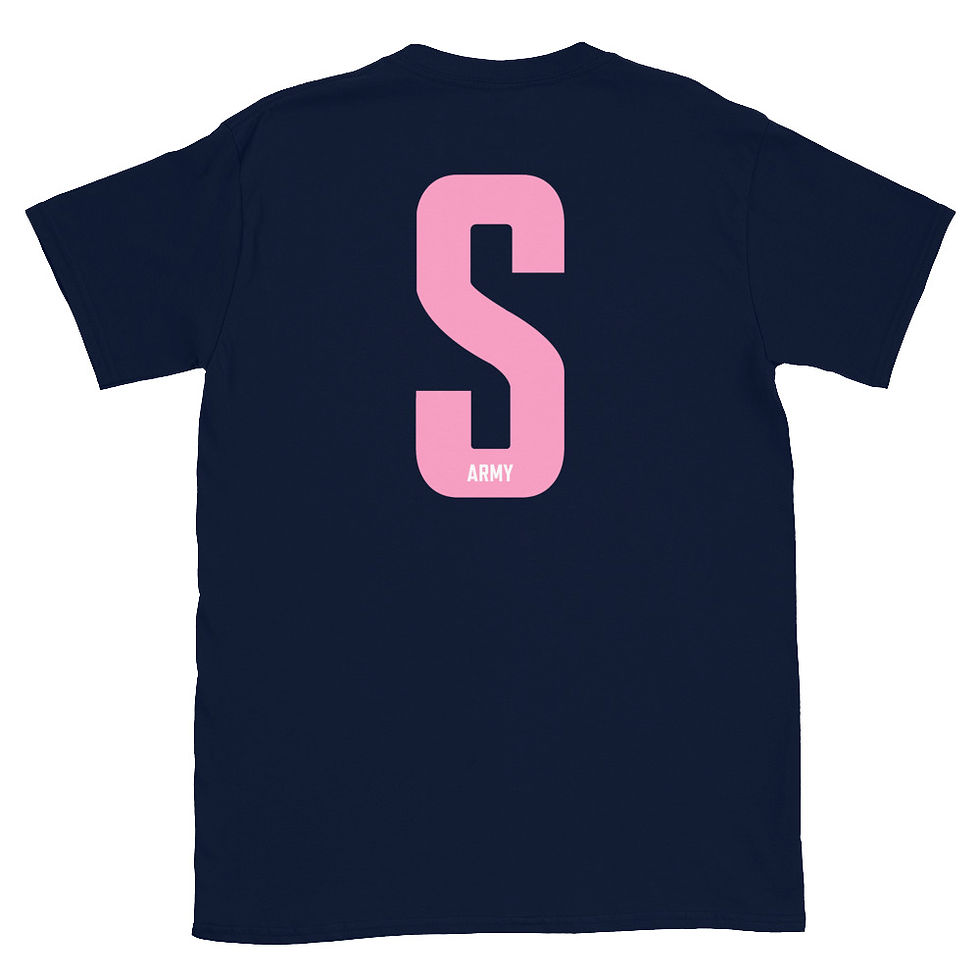Thumbnail: BTS Giant S Army Pink Unisex T-Shirt