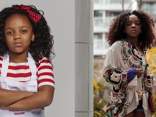 Veja Aisha, ex-Masterchef Júnior, em ensaio que marca seu retorno à mídia