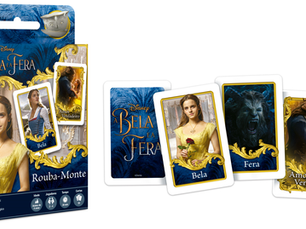 Jogo de cartas do filme "A Bela e a Fera"