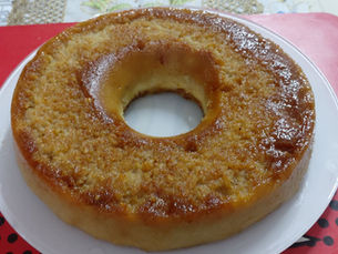 Pudim de Pão Integral ficou sem calda mas bem gostoso