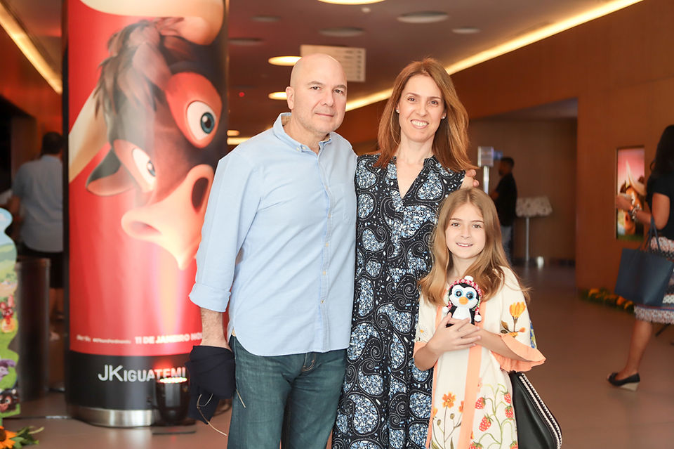 Carla, Edmar e Mariana Prado Lopes