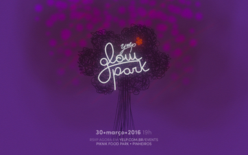 YELP promove evento Glow Park em prol da ONG TETO