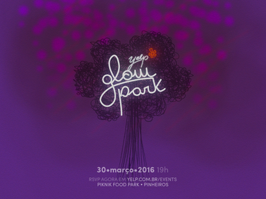YELP promove evento Glow Park em prol da ONG TETO
