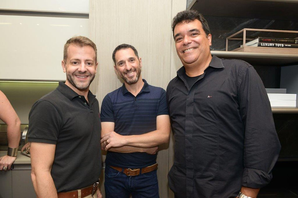 Marcos Amorosini, Eloi Almeida e Tarcisio Ximenes