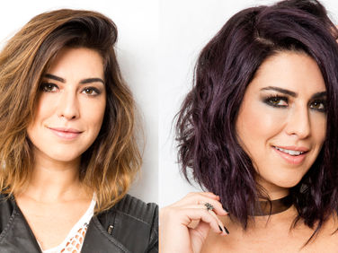 Fernanda Paes Leme muda cor dos cabelos para o Preto Couro