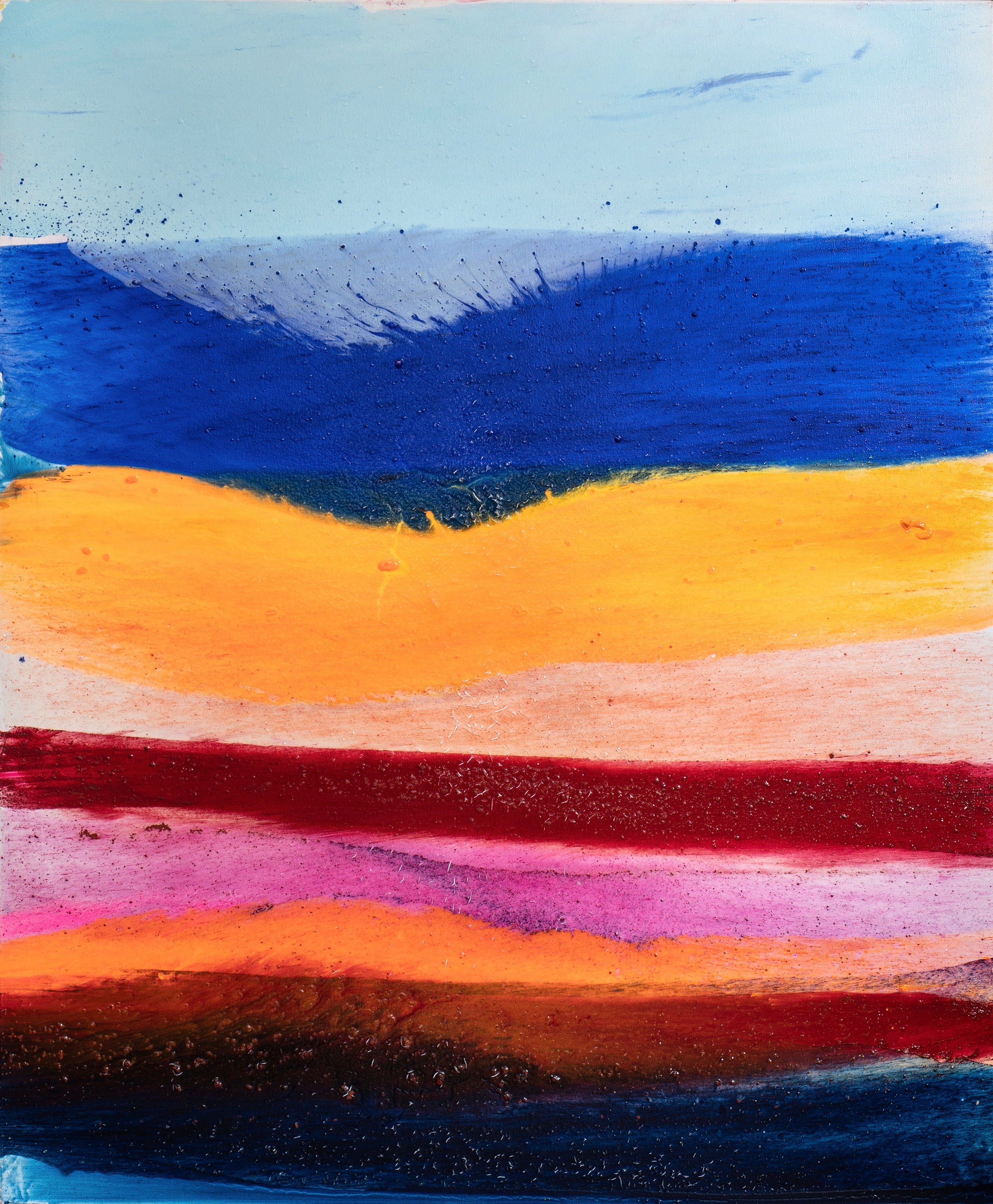 🔴Textures no. 8  | Maksym Dietkovskyi | Mixed media on canvas, 120 x 100 cm