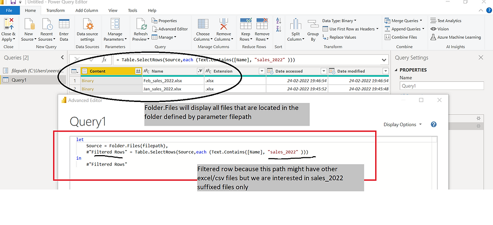 upload multiple file in Power BI in dynamic way, append multiple files in Power BI