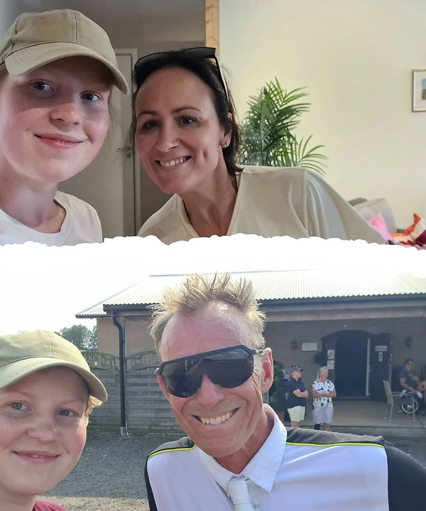 Triinu Edela with Peder Fredricson and Lisen Bratt Fredricson