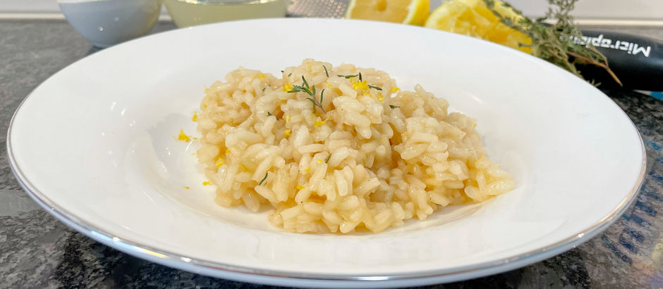 Zitronen Risotto (ohne ständiges Rühren)