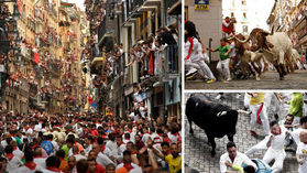 【Traditions English -26】Pamplona, Spain: Running of the Bulls (西班牙潘普洛納：奔牛節)