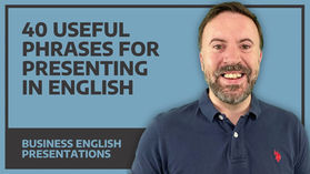【Presentation English - 02】40 Phrases For Presenting In English ( 英語簡報實用短語 )