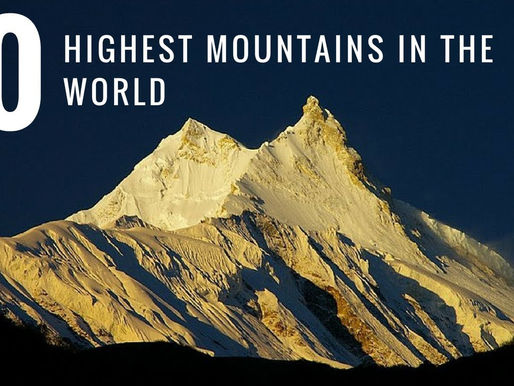 【Nature English - 05】Top 10 Highest Mountains in the World (世界十大高山)