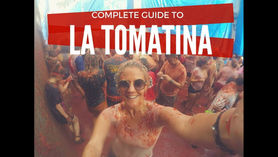  【Traditions English - 34】Tomatina Tomato Fight Festival in Spain ( 西班牙的番茄大戰節 ) 
