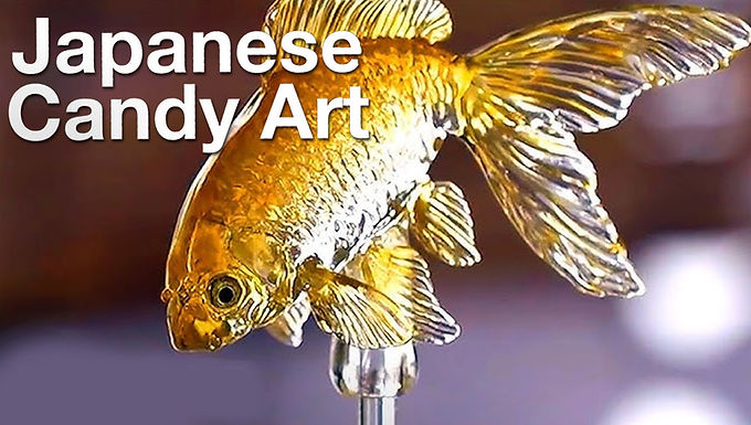 【Art & Design English-36】How Japanese Candy Art Is Made (日本糖果藝術)