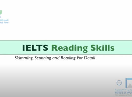 【IELTS-Writing & Reading-19】IELTS Reading - Skimming and Scanning (雅思閱讀－略讀與掃讀)