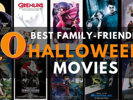 【Movie English - 43】Top 10 Family-Friendly Halloween Movies ( 十大合家歡萬聖節電影 )